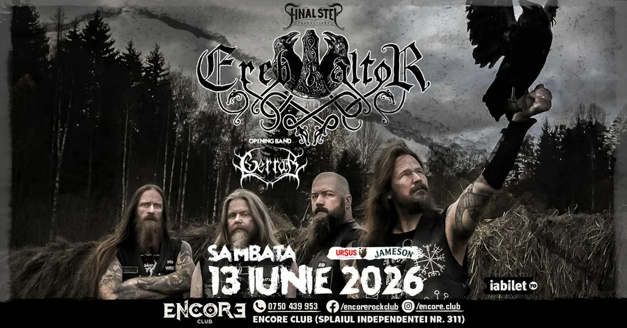 Ereb Altor (SE) + Gerrar (RO) live in Encore Club | 13.06.2026 | 19:30